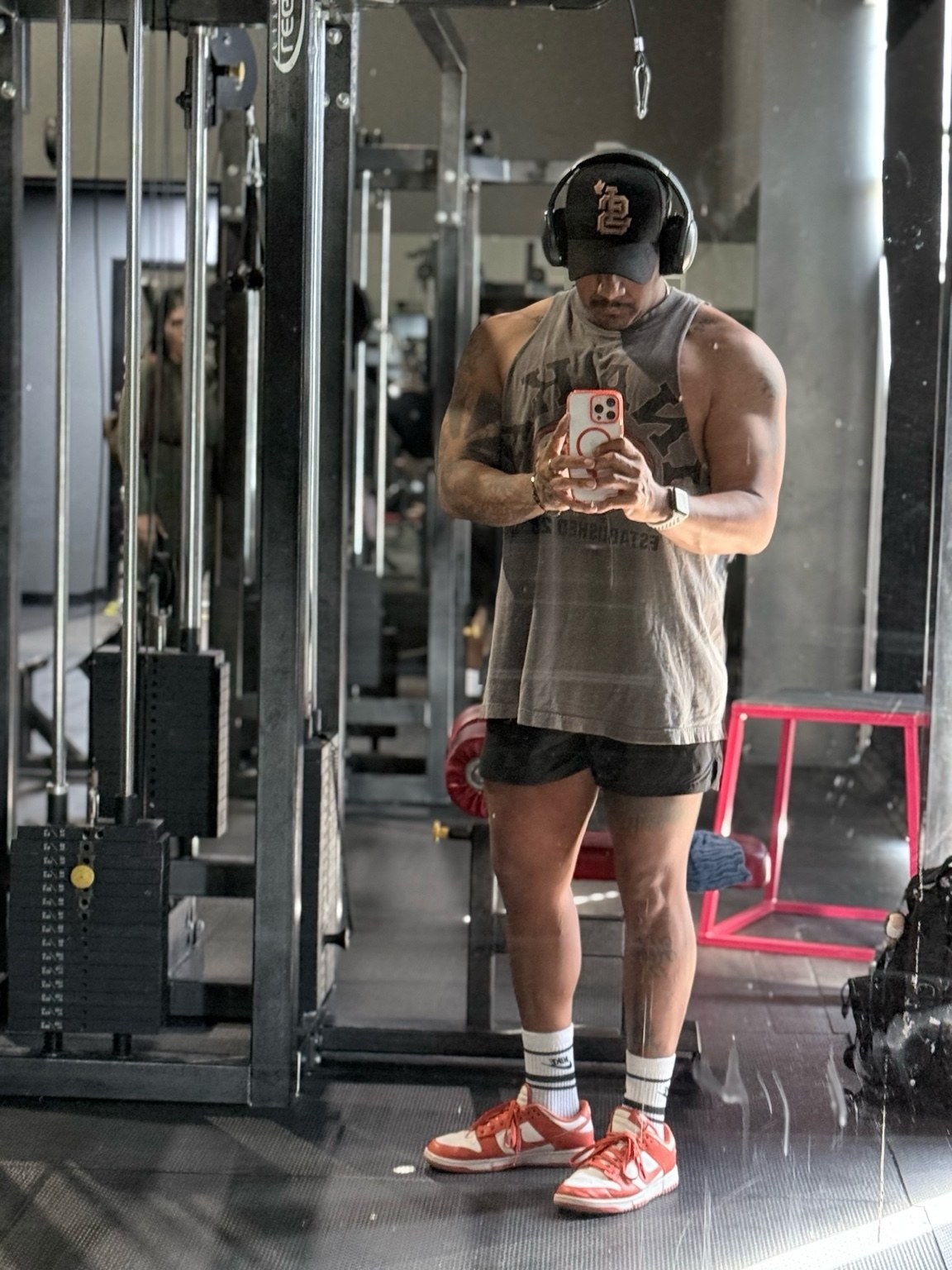Adam Gary in the gym